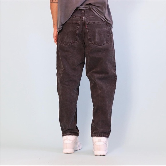 vintage levi’s 560 loose tapered jeans - Picture 3 of 4